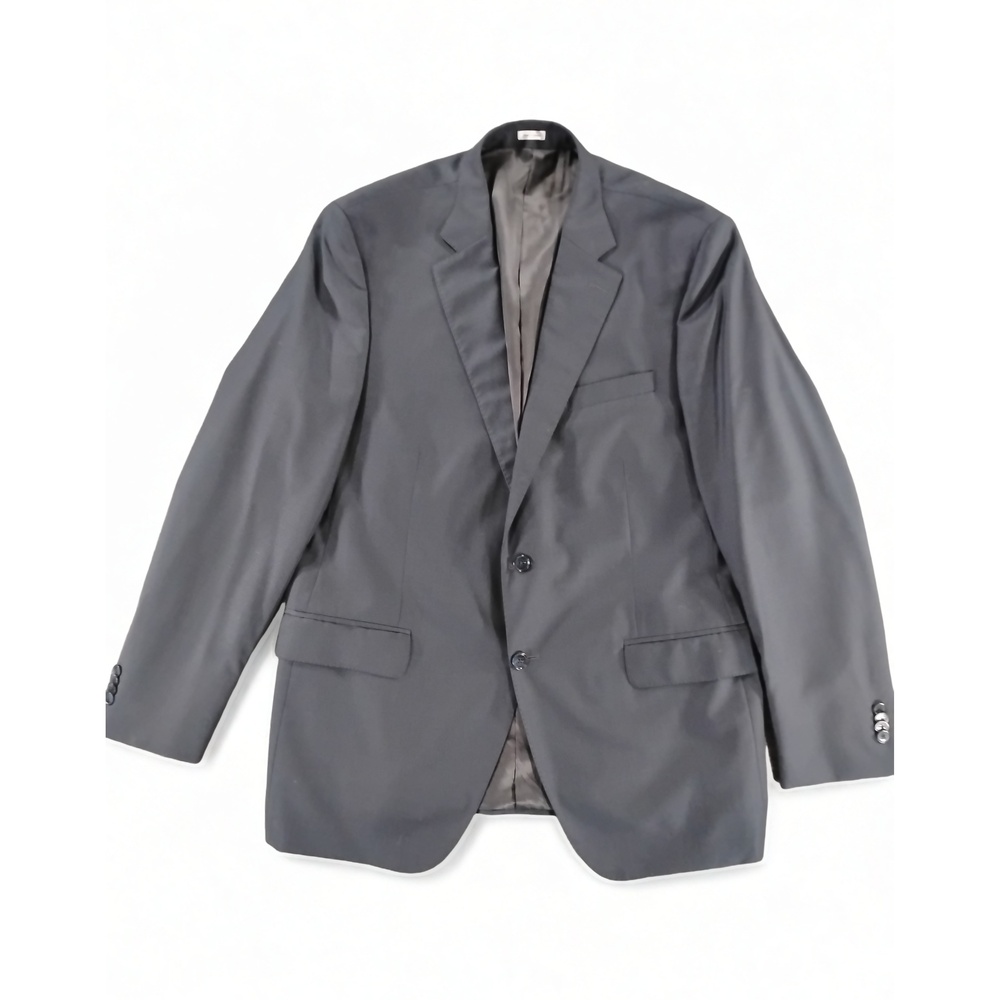 Minimalist Preppy Peter Millar Blazer 46T Tailored Wool Structured Suit Jacket